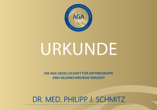 URKUNDE_AGA-EXPERT-KNEE_Dr. Schmitz